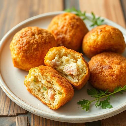 Un plato de croquetas caseras, con diferentes rellenos como jam&oacute;n, pollo y bacalao.